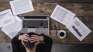Burn-out: ausgebrannt am Arbeitsplatz