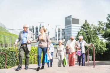 Altersfreundliche Städte für mehr Wohlbefinden