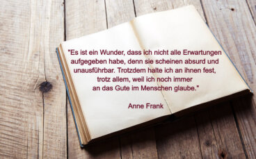 33 lehrreiche Zitate von Anne Frank