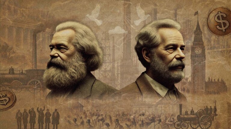 Der historische Materialismus von Marx und Engels