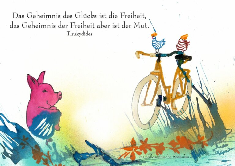 © Anja Mannhard - Illustrationen aus der Serie: Das philosophische Seehuhn 