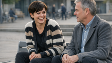 Woran du merkst, dass jemand im Gespräch immer eine Sekunde zu schnell lacht, um Spannung kleinzuhalten